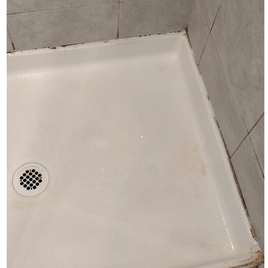 Shower before detailed cleaning